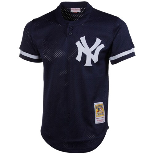 Alternative view of Don Mattingly New York Yankees Mitchell & Ness 1995 Authentic Cooperstown Collection Mesh Batting Practice Jersey - Navy