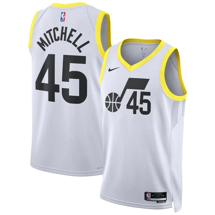 Donovan Mitchell Utah Jazz Unisex Swingman Jersey - Association Edition - White