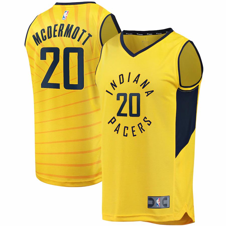 Doug Mcdermott Indiana Pacers Fanatics Branded Fast Break Player Replica Jersey - Statement Edition - Gold