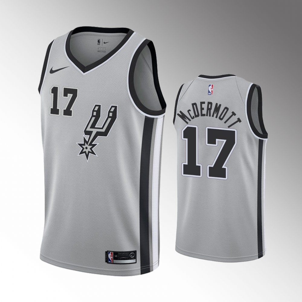Doug Mcdermott San Antonio Spurs 2021 Icon Edition Gray 2021 Trade Jersey