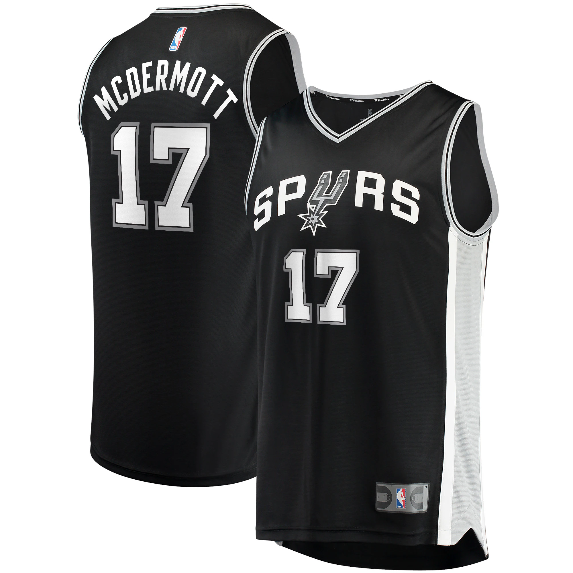 Doug Mcdermott San Antonio Spurs Fanatics Branded 2021/22 Fast Break Replica Jersey - Icon Edition - Black
