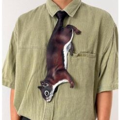 Animals Ties - Squirrel Tie, Vintage Tie, Novelty Tie, Tie Accessories Holiday Gift.