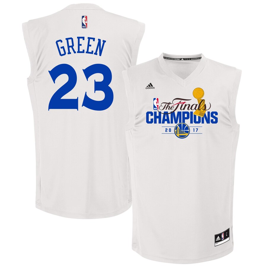 Draymond Green Golden State Warriors Adidas 2020 Nba Finals Champions Fashion Replica Jersey - White