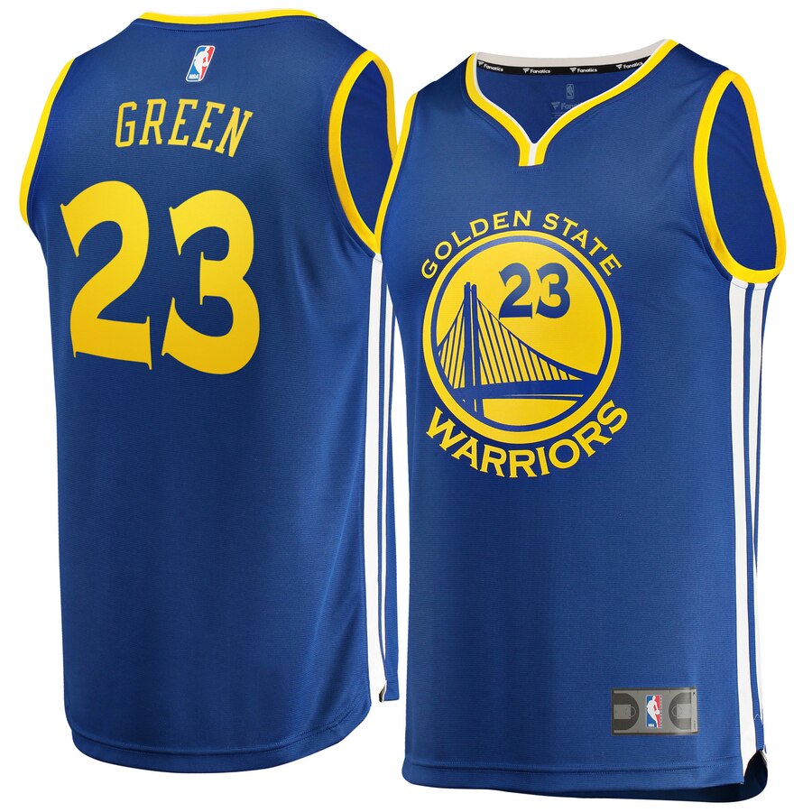 Draymond Green Golden State Warriors Fanatics Branded Fast Break Replica Jersey Royal - Icon Edition