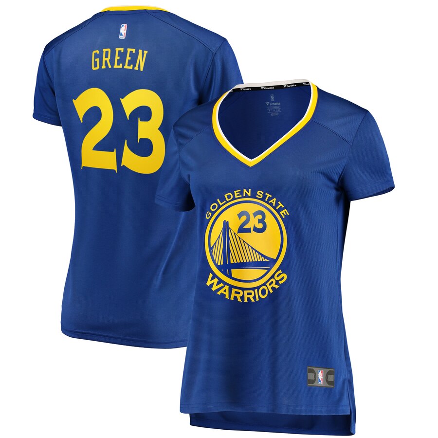 Draymond Green Golden State Warriors Fanatics Branded Women's Fast Break Replica Jersey Royal - Icon Edition