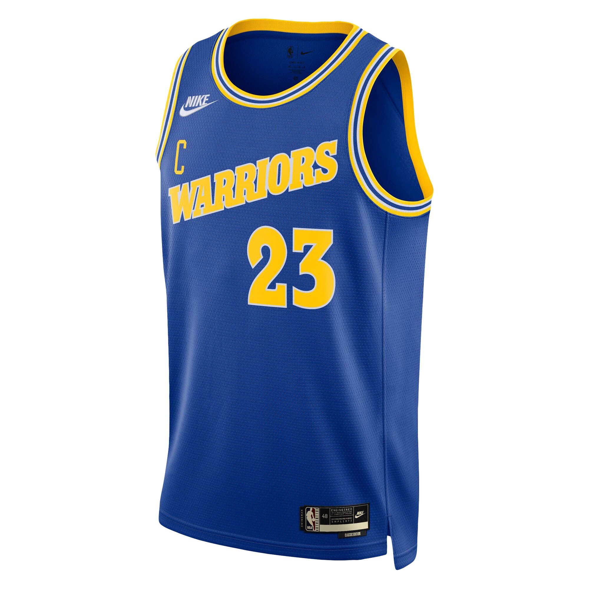 Alternative view of Draymond Green Golden State Warriors Swingman Jersey - Classic Edition - Blue