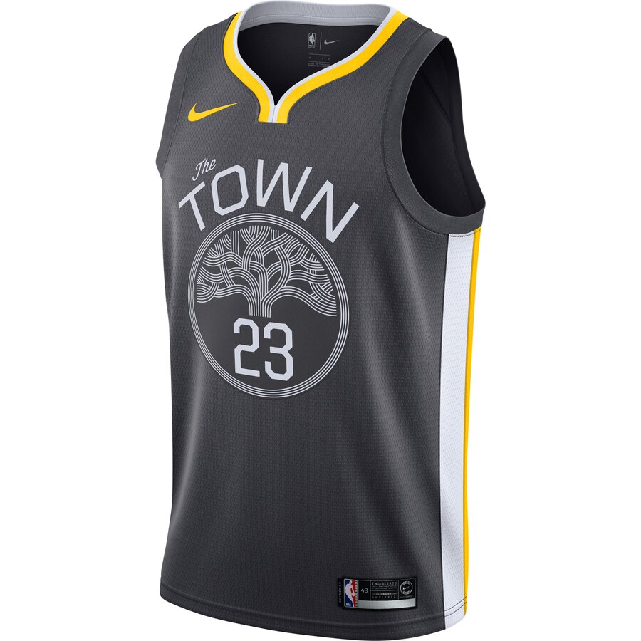 Alternative view of Draymond Green Golden State Warriors Swingman Jersey - Statement Edition - Black