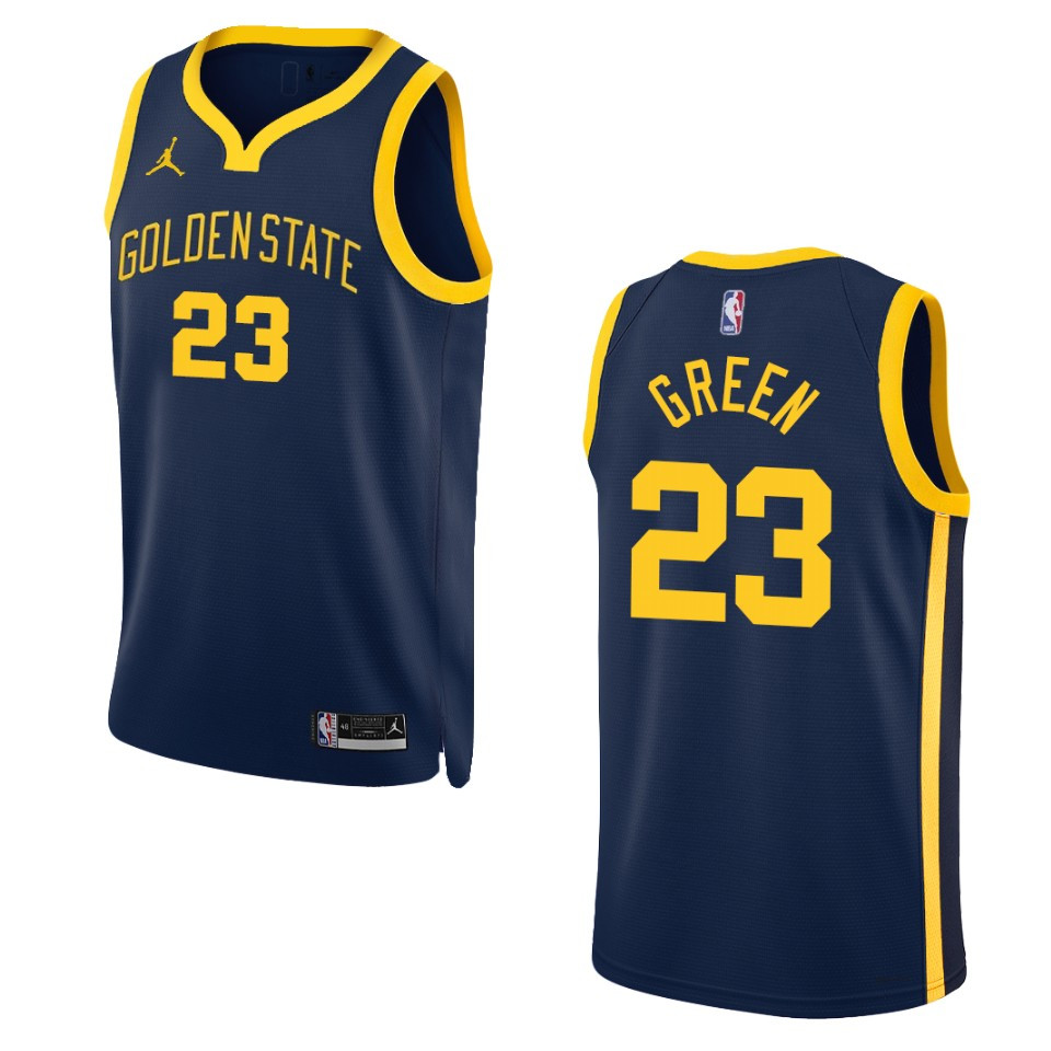 Draymond Green Navy Statement Edition 2022-23 Golden State Warriors Swingman Jersey