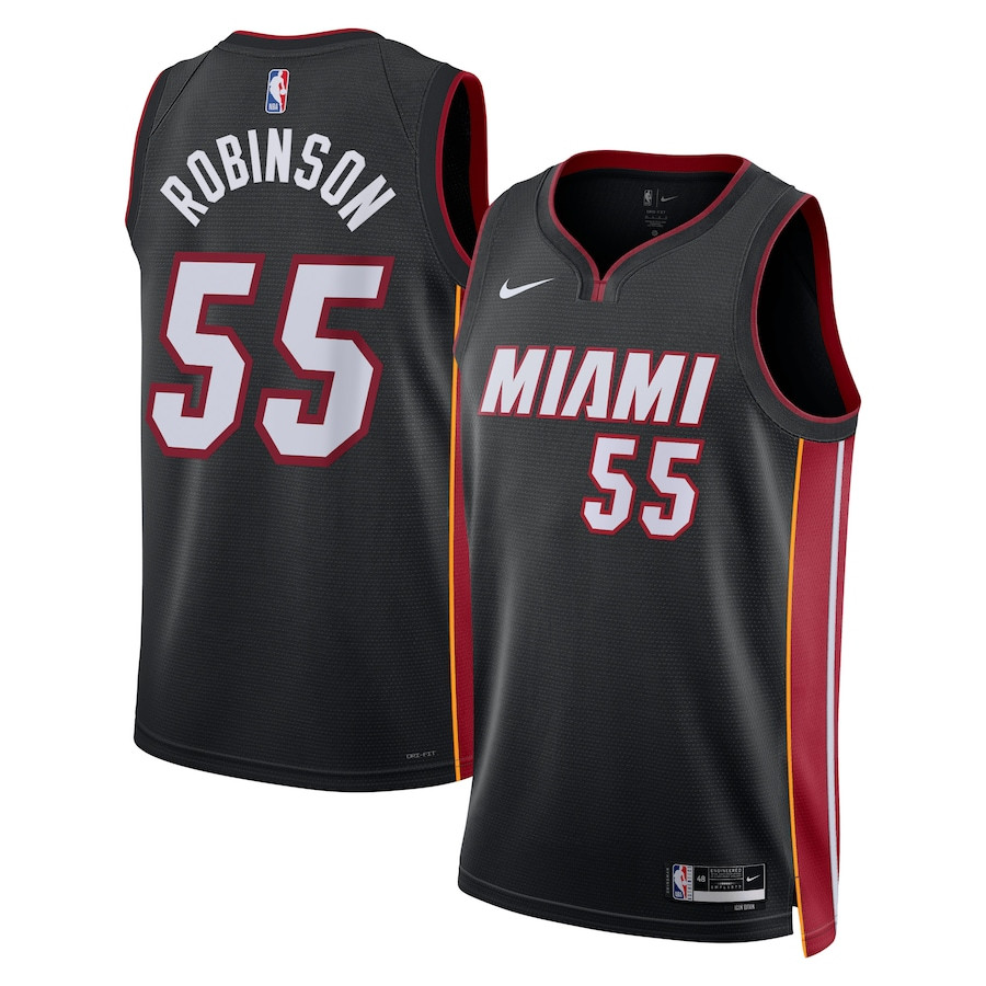 Duncan Robinson 55 Miami Heat Unisex Swingman Jersey - Icon Edition - Black - JS156 