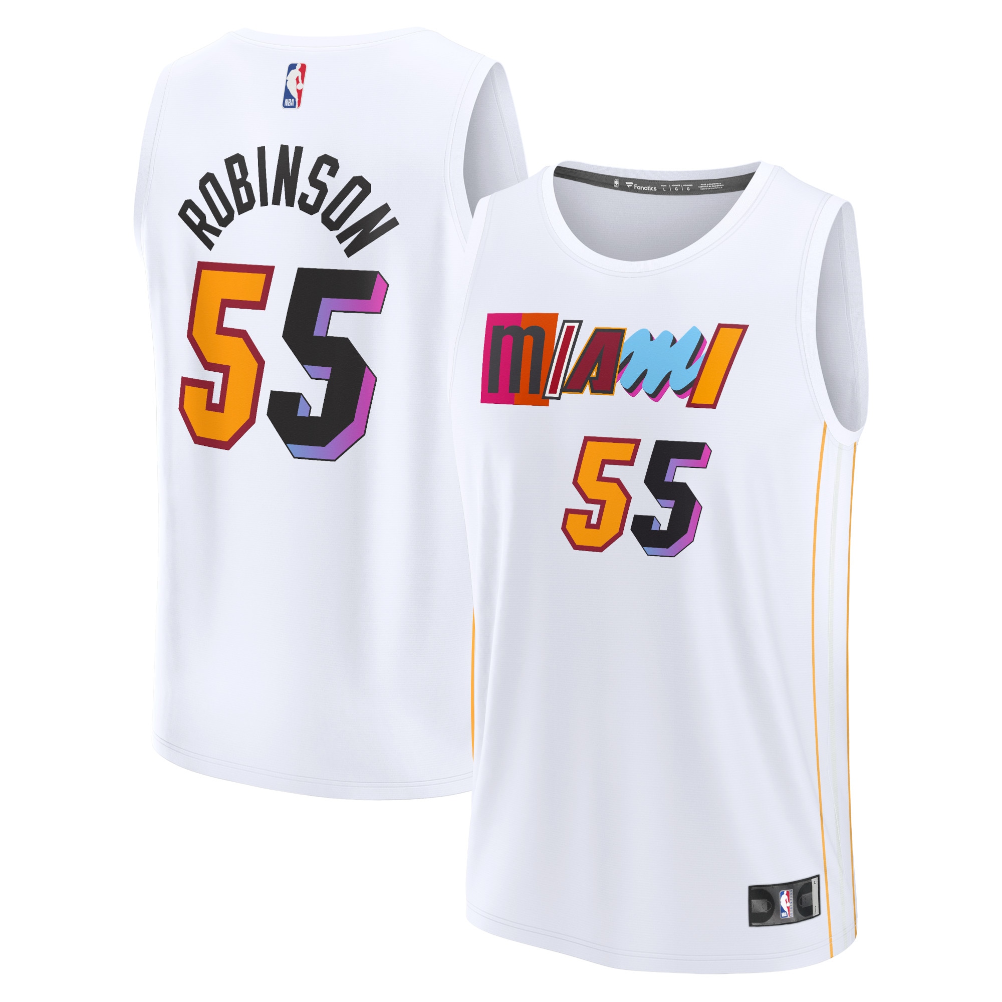 Duncan Robinson Miami Heat Fanatics Branded 2022/23 Fastbreak Jersey - City Edition - White