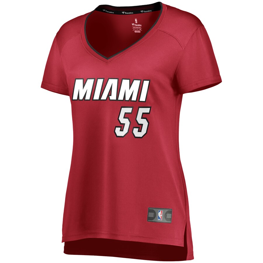 Alternative view of Duncan Robinson Miami Heat Fanatics Branded Women's Fast Break Player Jersey - Statement Edition - Maroon
