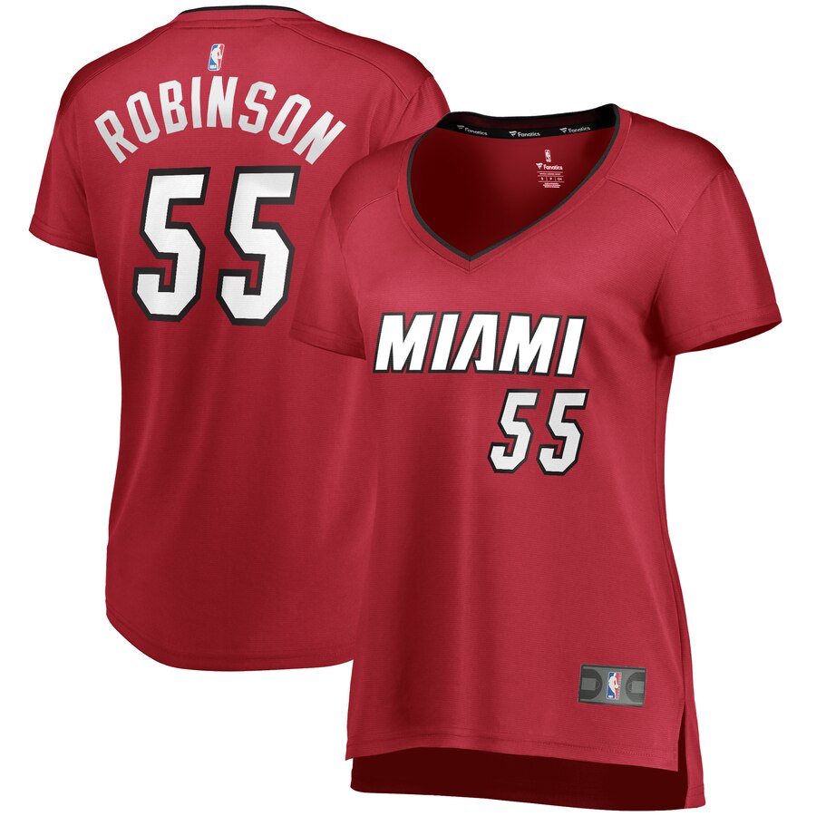 Duncan Robinson Miami Heat Fanatics Branded Women's Fast Break Player Jersey - Statement Edition - Maroon