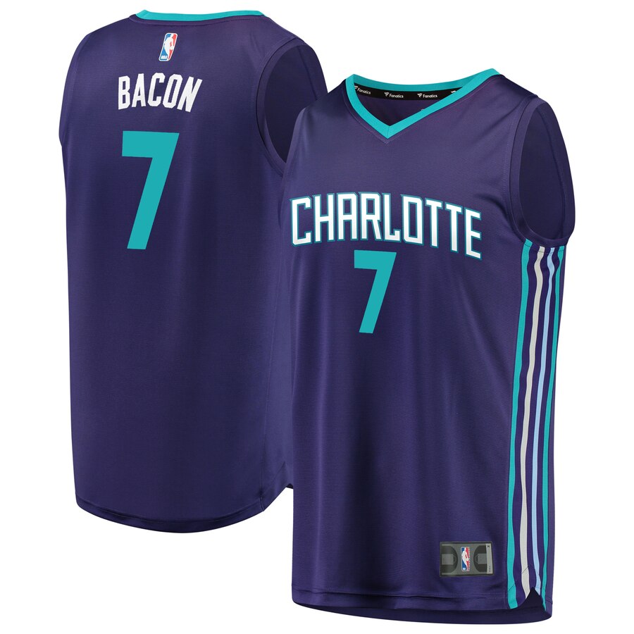 Dwayne Bacon Charlotte Hornets Fanatics Branded Fast Break Replica Player Jersey - Statement Edition - Purple