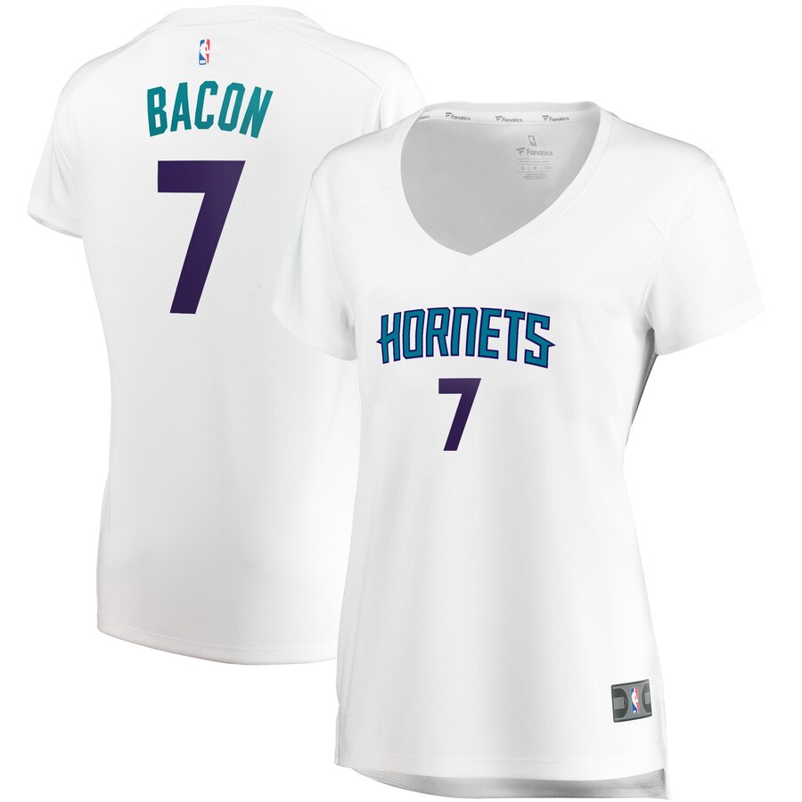 Dwayne Bacon Charlotte Hornets Fanatics Branded Women's Fast Break Replica Player Jersey - Association Edition - White