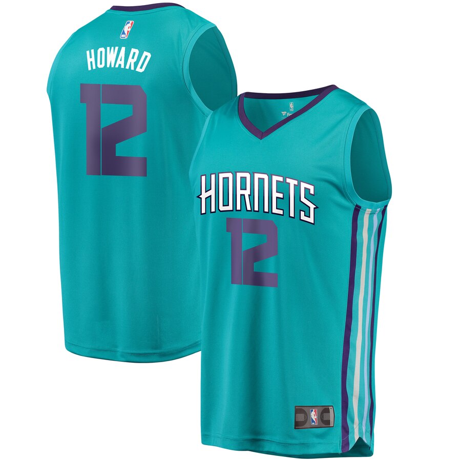 Dwight Howard Charlotte Hornets Fanatics Branded Fast Break Replica Jersey Teal - Icon Edition