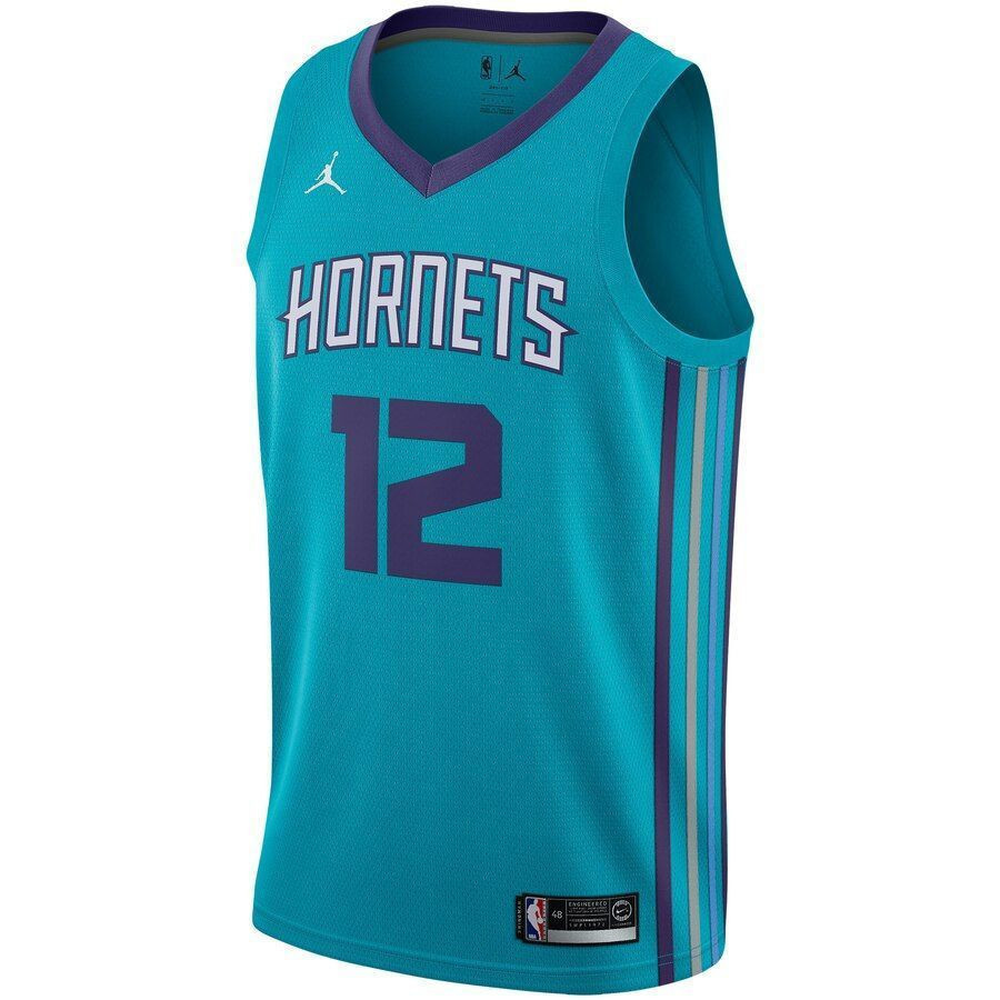 Alternative view of Dwight Howard Charlotte Hornets Swingman Jersey - Icon Edition - Teal - JS811 
