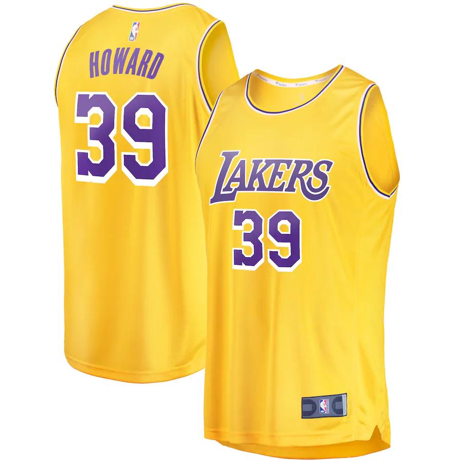 Dwight Howard Los Angeles Lakers Fanatics Branded Fast Break Player Jersey - Icon Edition - Gold