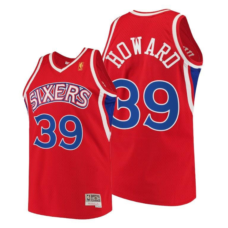 Dwight Howard Philadelphia 76ers Red Throwback 90s Jersey HWC Swingman - Men Jersey - JS555 