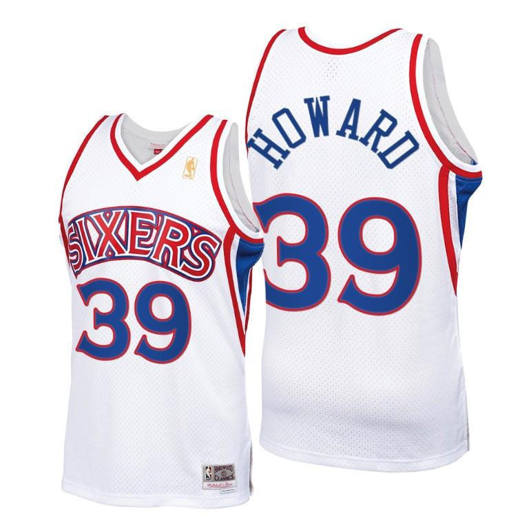 Dwight Howard Philadelphia 76ers White Throwback 90s Jersey HWC Swingman - Men Jersey - JS486 