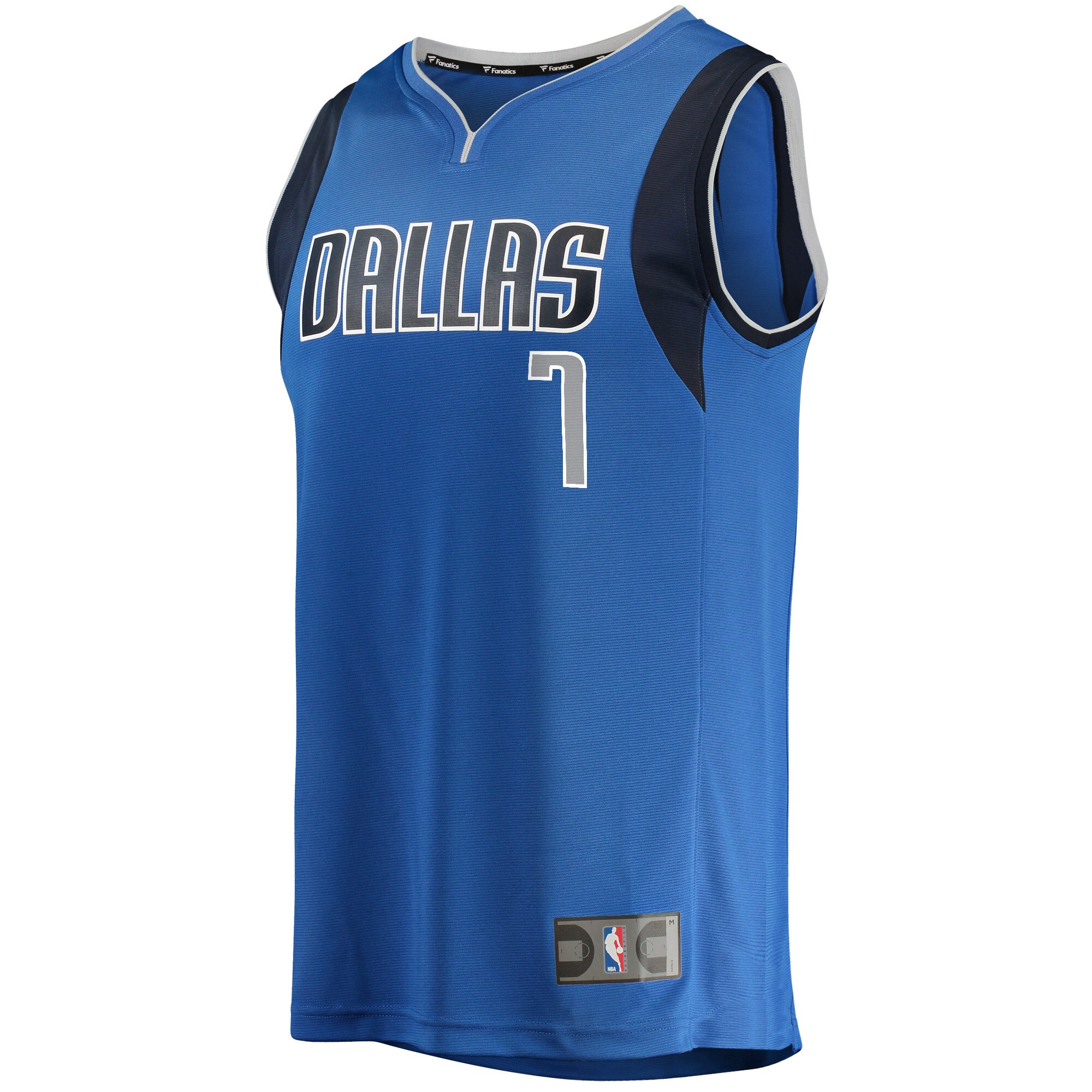 Alternative view of Dwight Powell Dallas Mavericks Fanatics Youth Fast Break Player Jersey - Icon Edition - Blue
