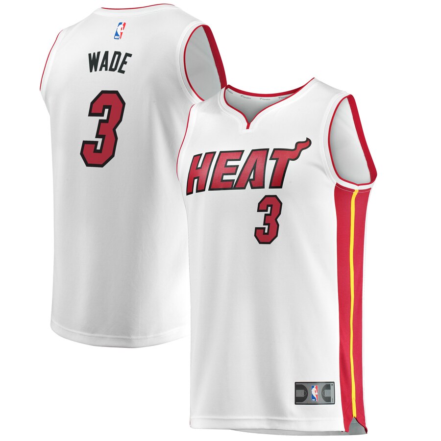Dwyane Wade Miami Heat Fanatics Branded Youth Fast Break Replica Jersey - Association Edition - White