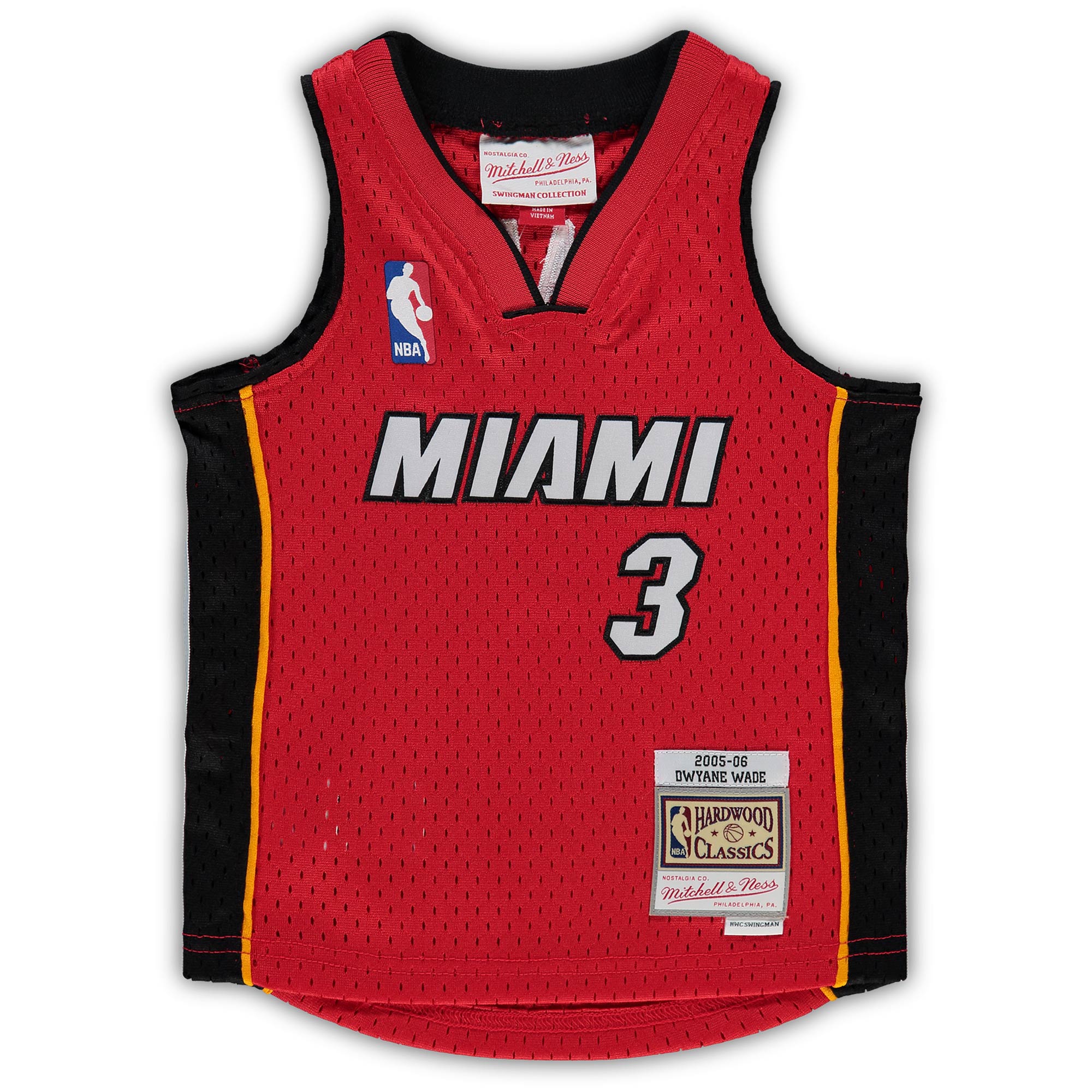 Alternative view of Dwyane Wade Miami Heat Mitchell & Ness Infant 2005/06 Hardwood Classics Player Jersey - Red
