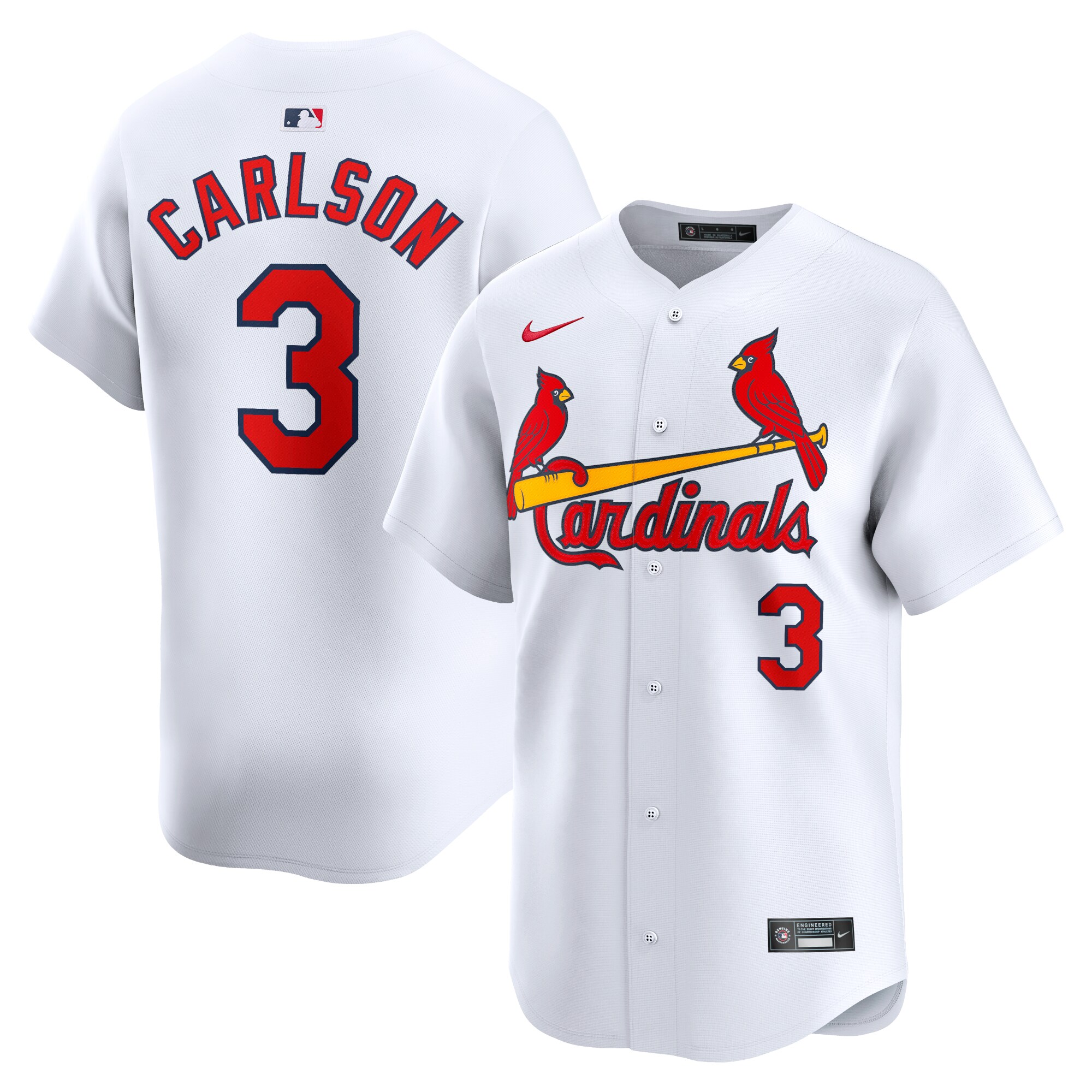 Dylan Carlson St. Louis Cardinals Home Limited Player Jersey - White