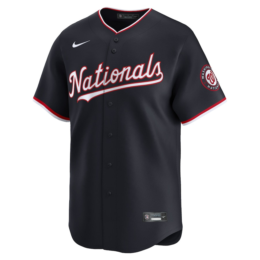 Alternative view of Dylan Crews 3 Washington Nationals Alternate Limited Player Men Jersey - Navy - JS615 