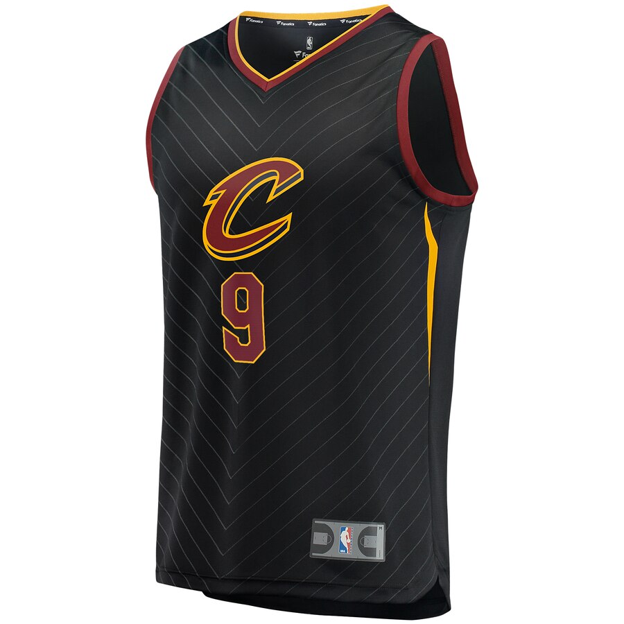 Alternative view of Dylan Windler Cleveland Cavaliers Fanatics Branded Fast Break Replica Jersey Black - Statement Edition