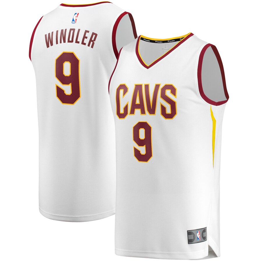 Dylan Windler Cleveland Cavaliers Fanatics Branded Youth Fast Break Replica Jersey White - Association Edition