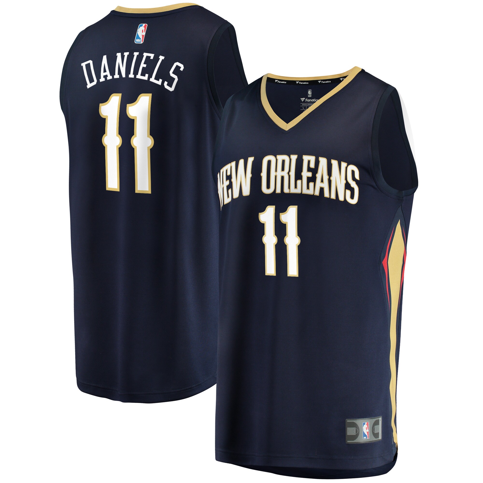 Dyson Daniels New Orleans Pelicans Fanatics Fast Break Replica Jersey - Icon Edition - Navy