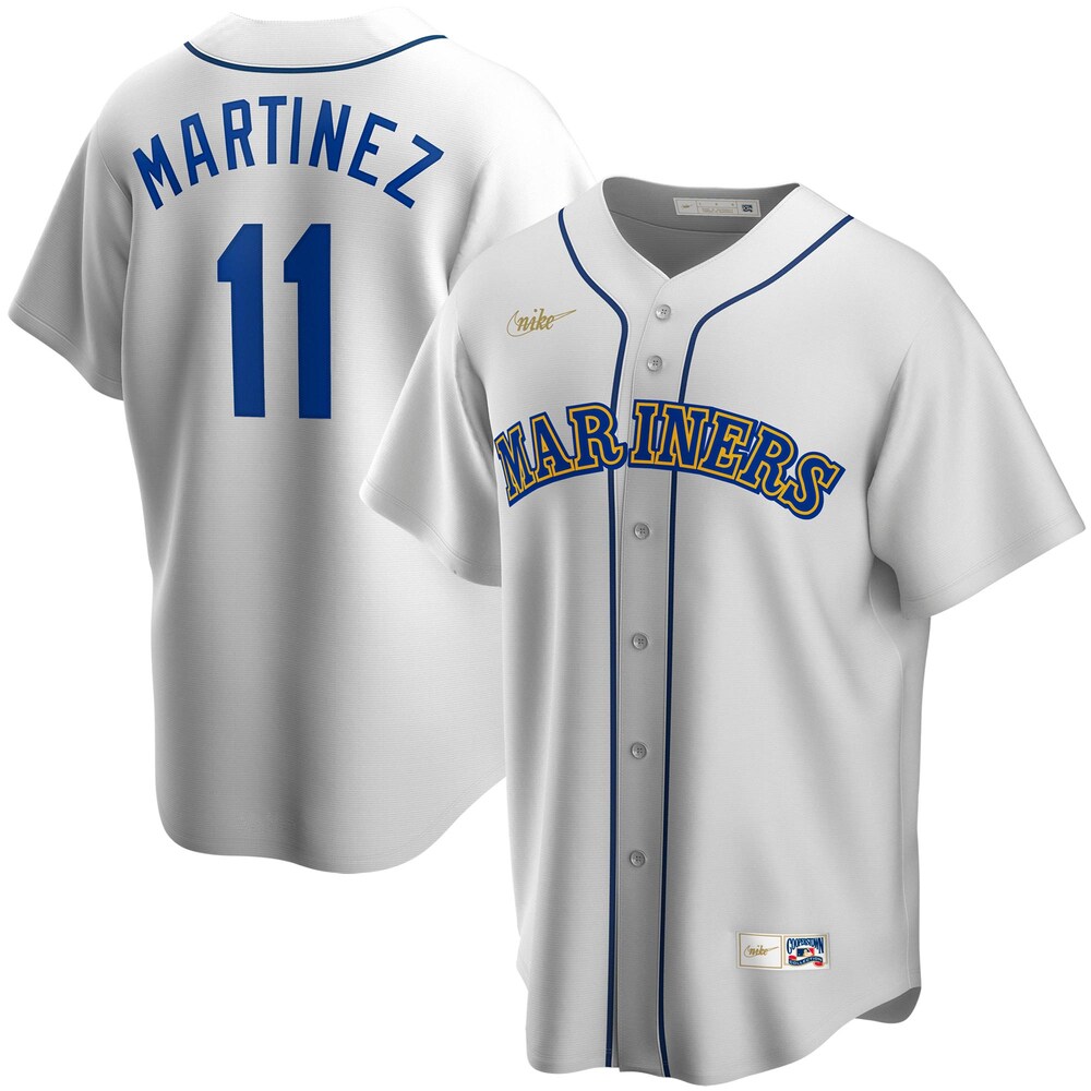 Edgar Martinez Seattle Mariners Home Cooperstown Collection Player Jersey - White