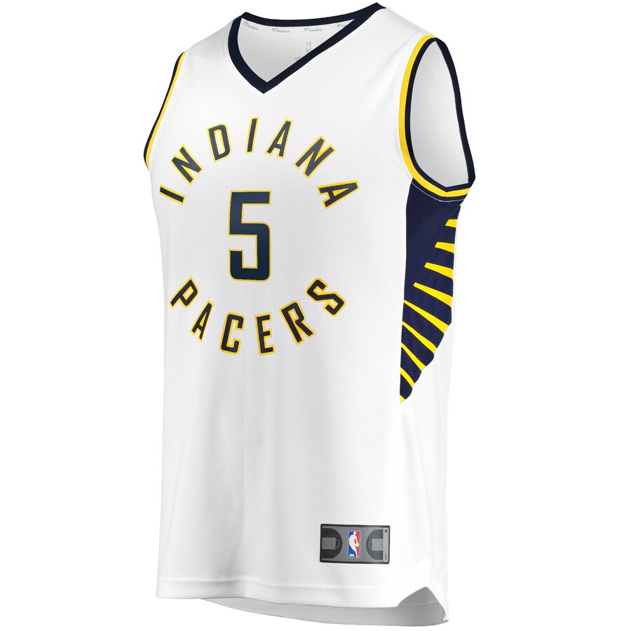 Alternative view of Edmond Sumner Indiana Pacers Fanatics Branded Youth Fast Break Replica Player Jersey - Association Edition - White