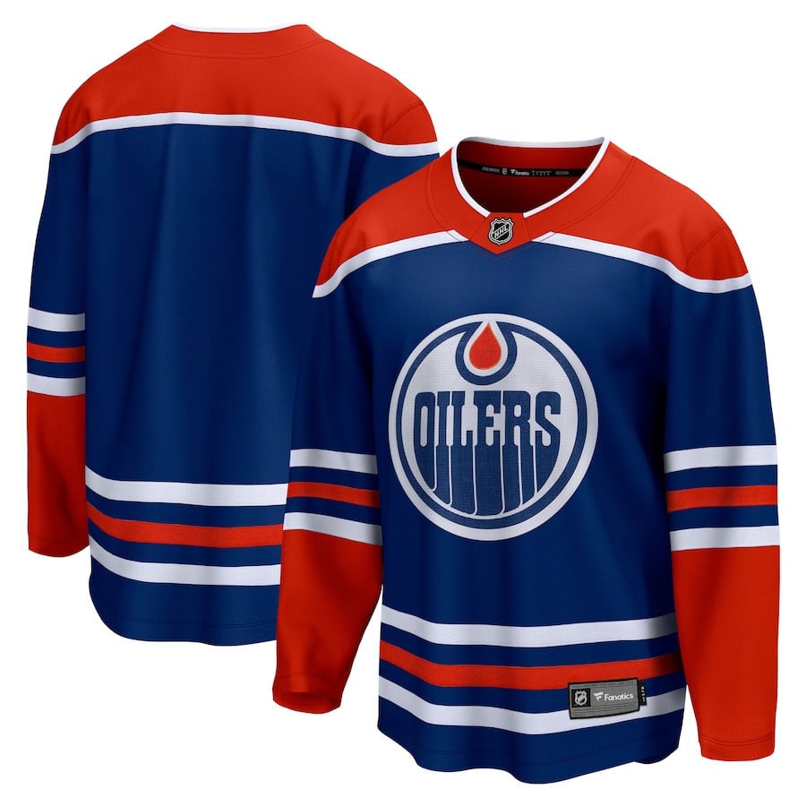 Edmonton Oilers Home Breakaway Jersey - Men - JS409 