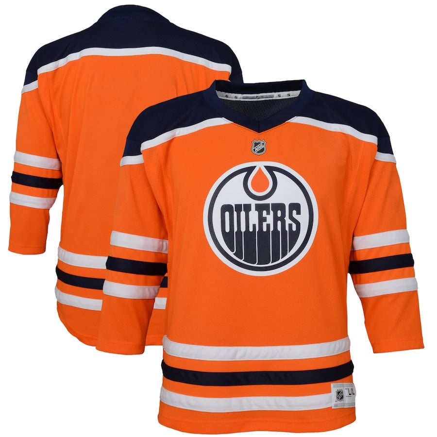 Edmonton Oilers Home Breakaway Jersey - Youth - JS452 