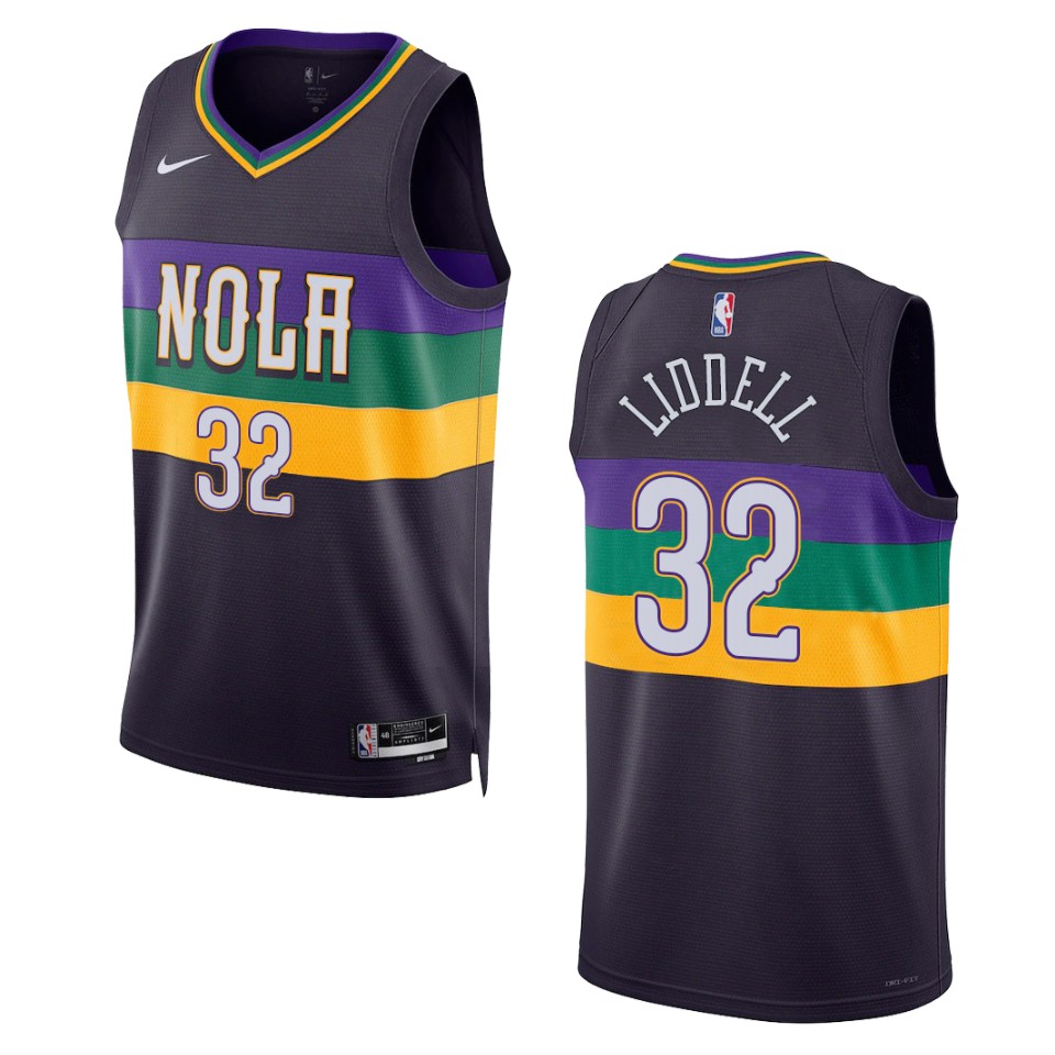 E.j. Liddell Purple City Edition 2022-23 New Orleans Pelicans Swingman Jersey