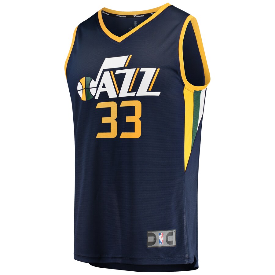 Alternative view of Ekpe Udoh Utah Jazz Fanatics Branded Fast Break Replica Player Jersey - Icon Edition - Navy