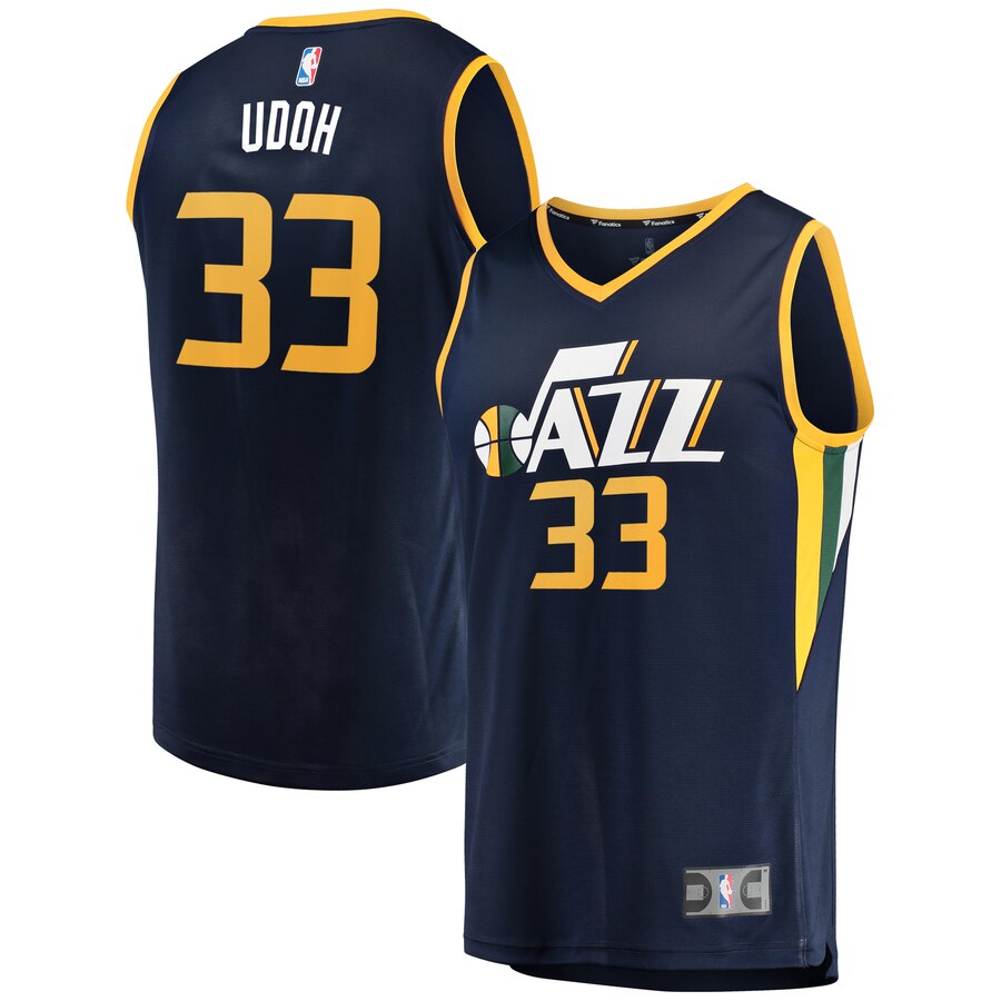 Ekpe Udoh Utah Jazz Fanatics Branded Fast Break Replica Player Jersey - Icon Edition - Navy