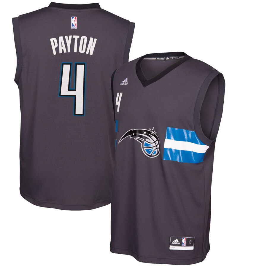 Elfrid Payton Orlando Magic Adidas Alternate Replica Jersey - Black