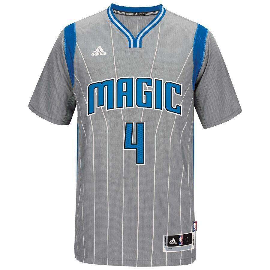 Alternative view of Elfrid Payton Orlando Magic Pride Swingman Climacool Jersey - Gray - JS216 