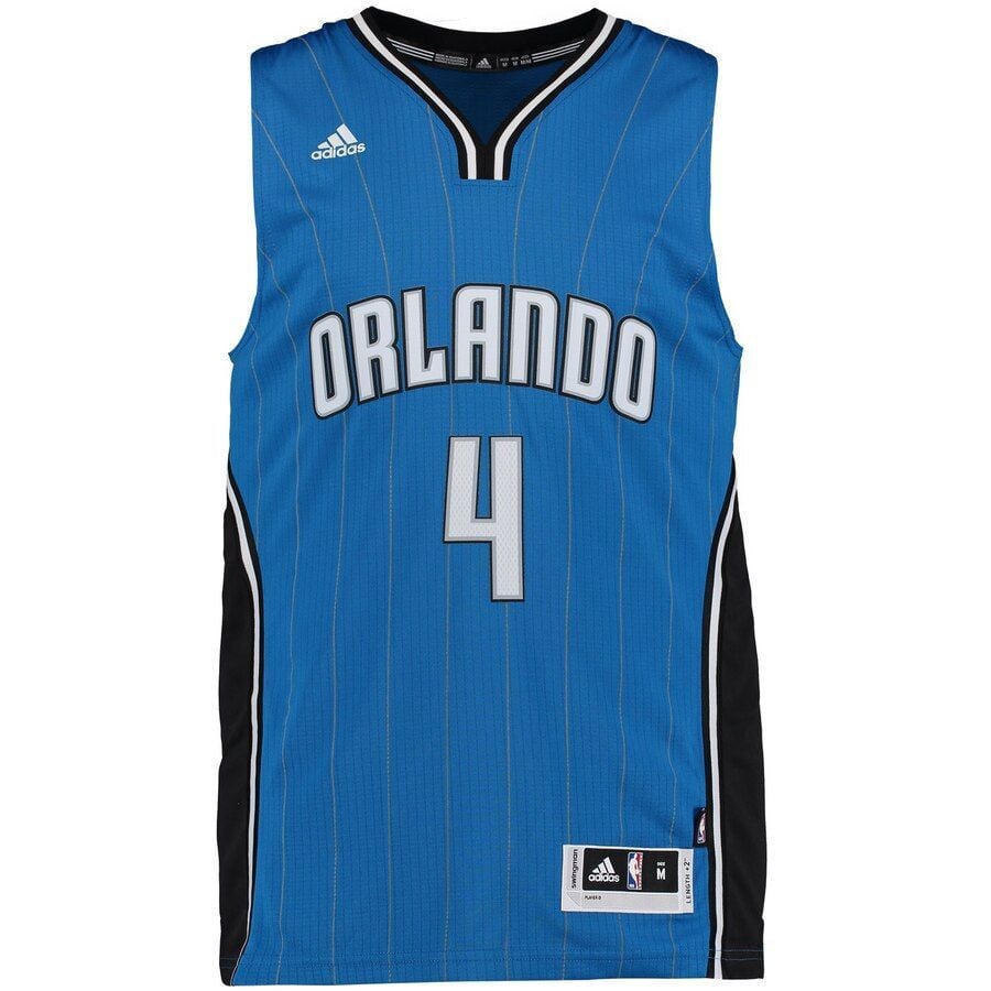 Alternative view of Elfrid Payton Orlando Magic Swingman Climacool Jersey - Blue - JS745 