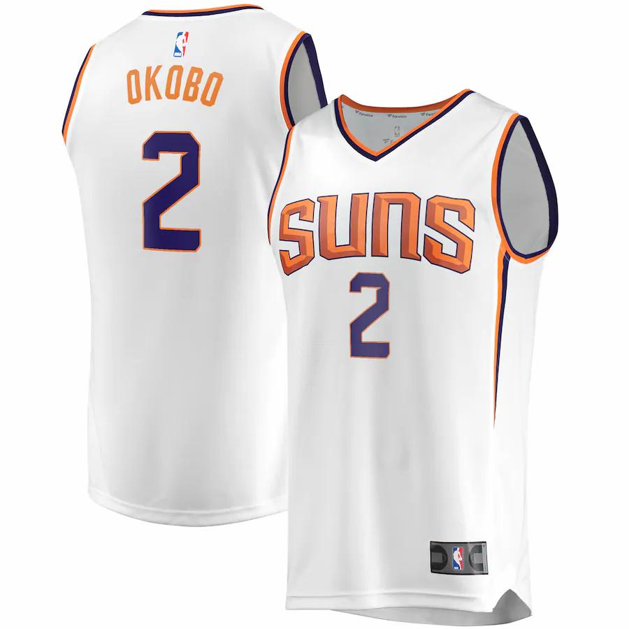 Elie Okobo Phoenix Suns Fanatics Branded Fast Break Player Replica Jersey - Association Edition - White