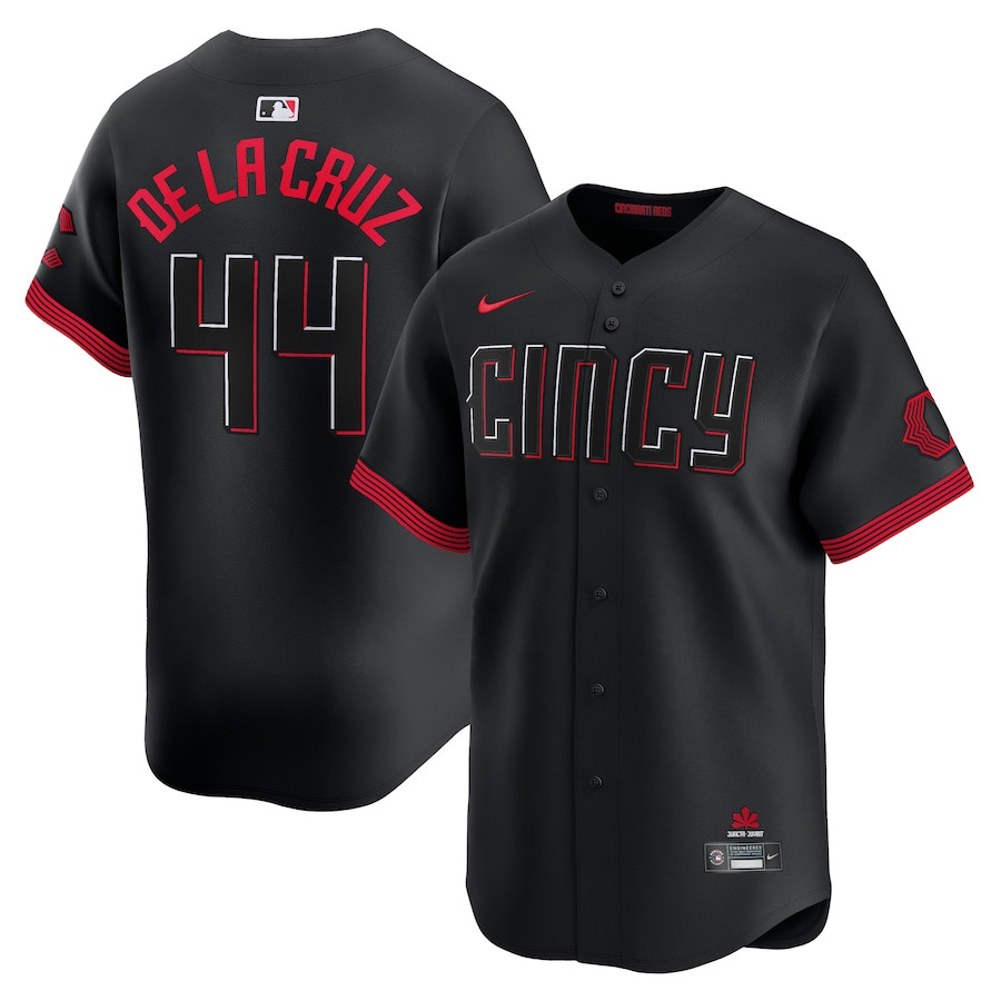 Elly De La Cruz 44 Cincinnati Reds City Connect Limited Player Men Jersey - Black