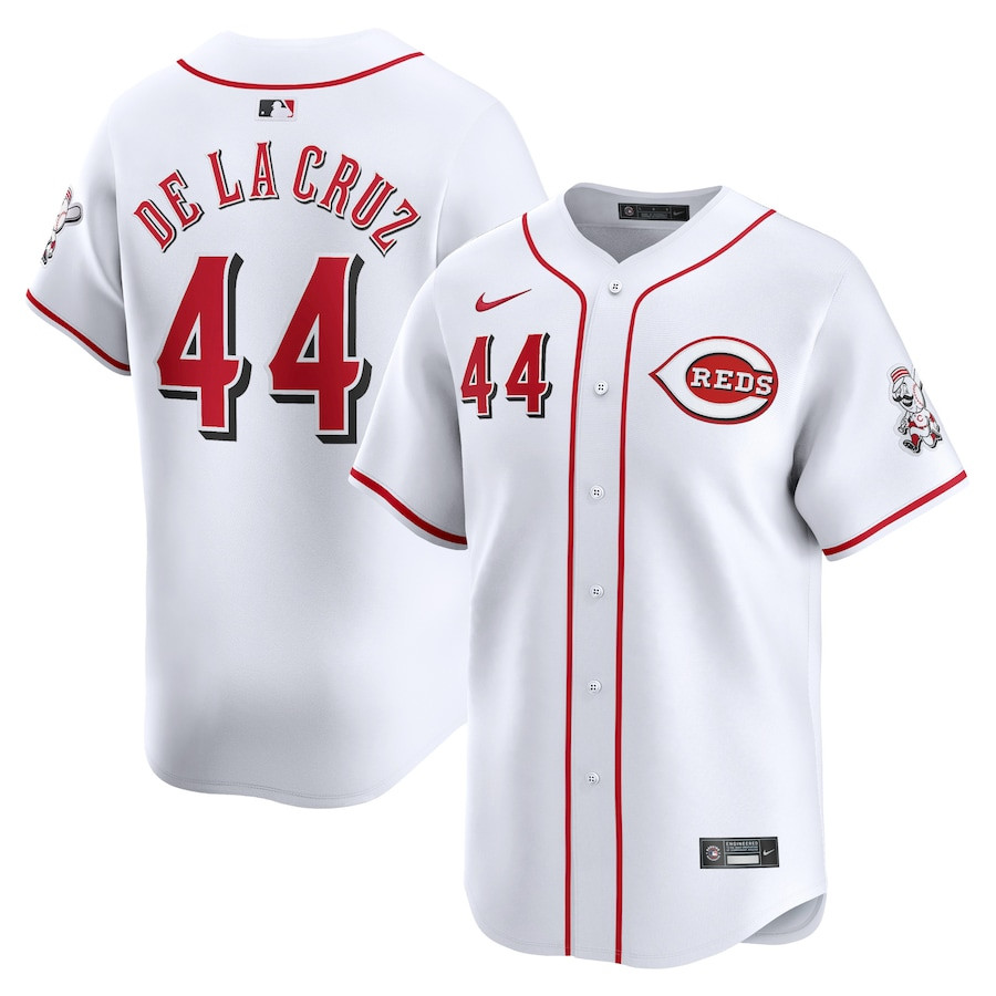 Elly De La Cruz 44 Cincinnati Reds Home Limited Player Men Jersey - White