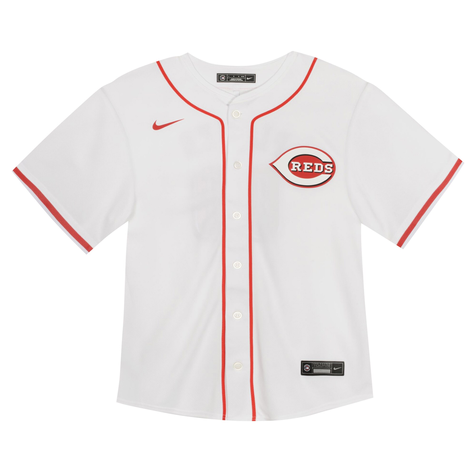 Alternative view of Elly De La Cruz Cincinnati Reds Infant Game Jersey - White