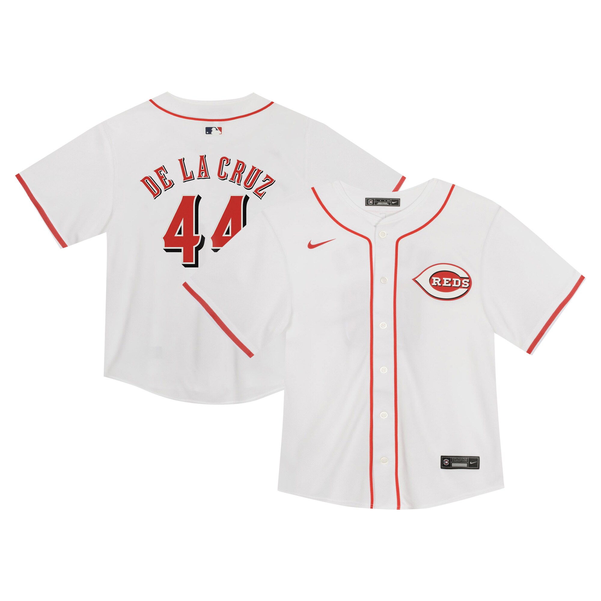 Elly De La Cruz Cincinnati Reds Toddler Game Jersey - White