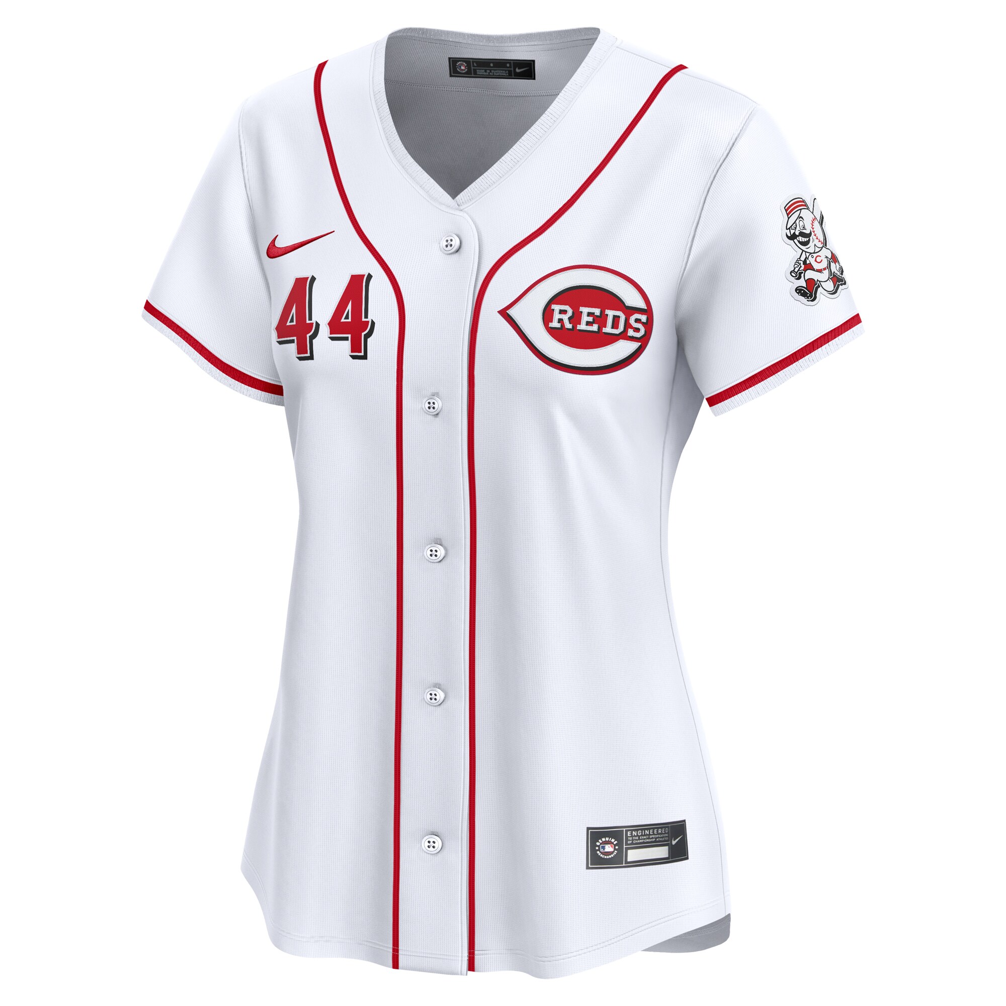 Alternative view of Elly De La Cruz Cincinnati Reds Women's Home Limited Player JerseyÃƒâ€šÃ‚Â ÃƒÂ¢Ã¢â€šÂ¬Ã¢â‚¬Å“ White