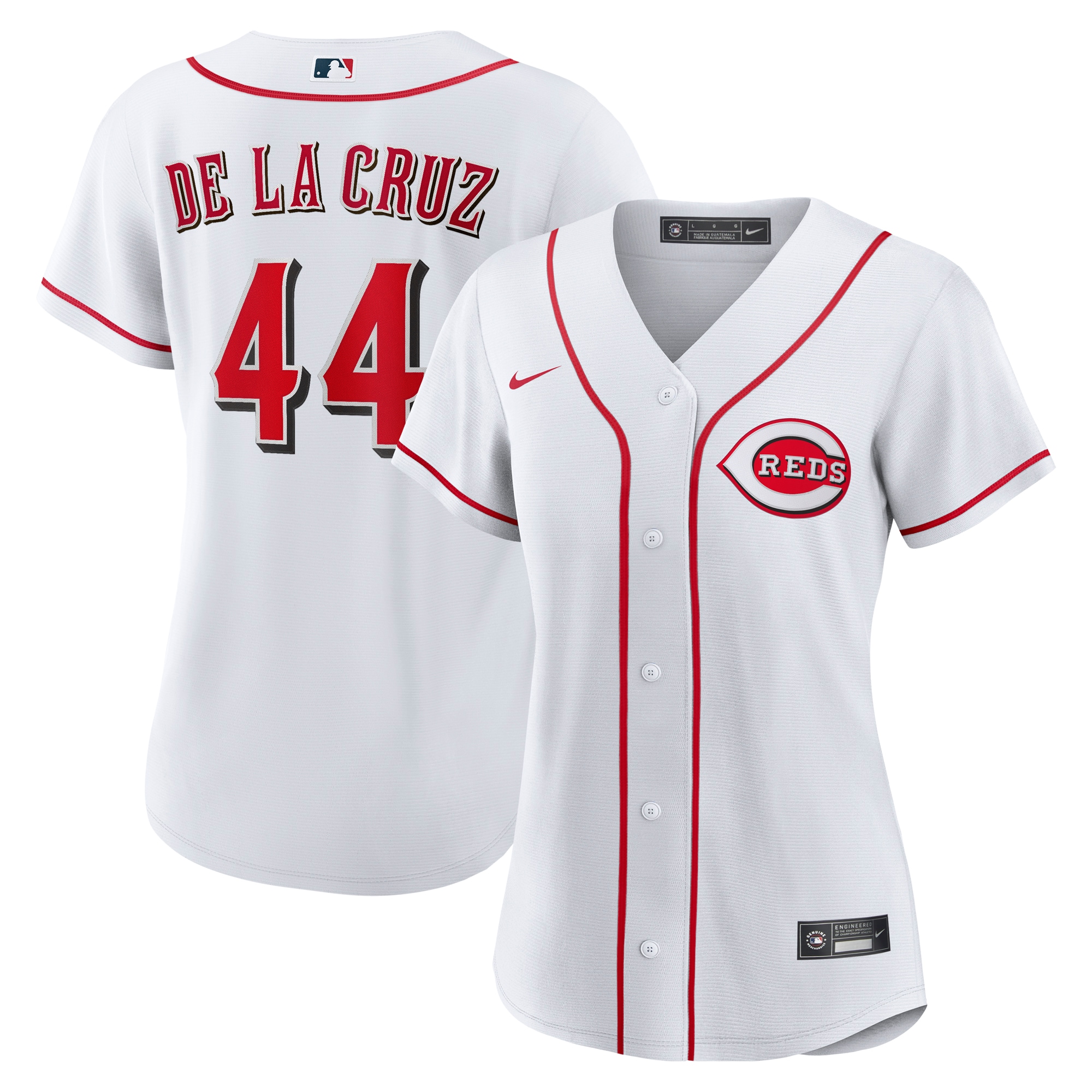 Elly De La Cruz Cincinnati Reds Women’s Home Replica Jersey – White