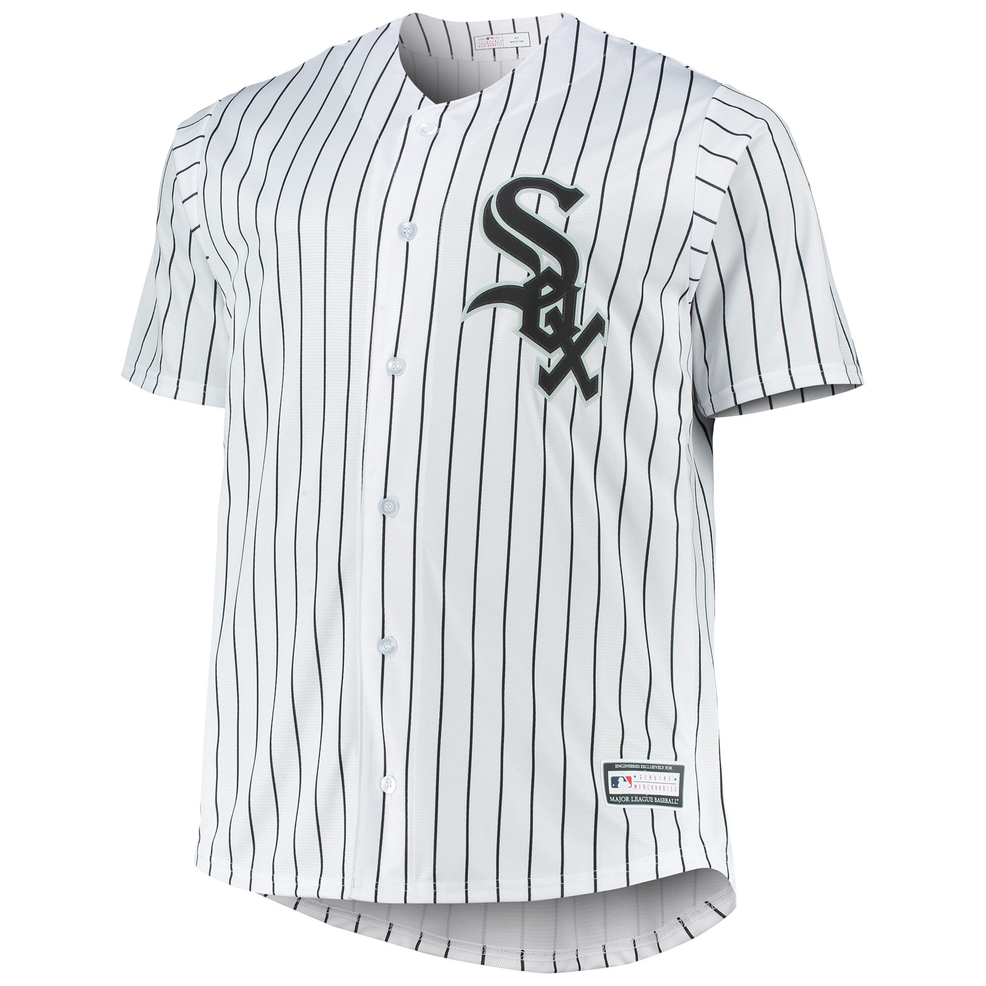 Alternative view of Eloy Jimenez Chicago White Sox Big & Tall Replica Player Jersey - White