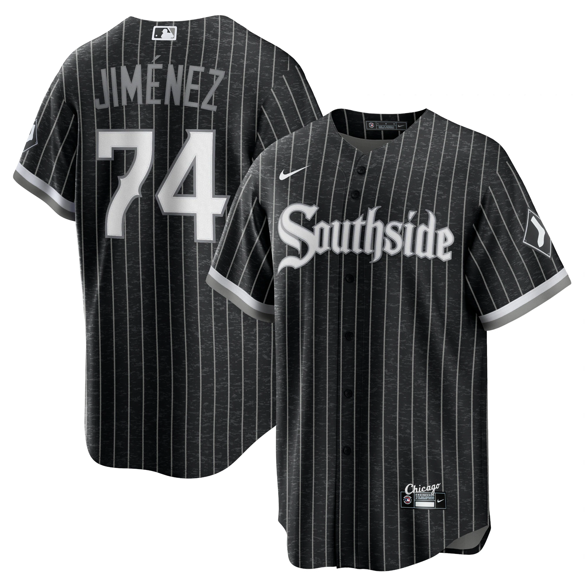 Eloy Jimenez Chicago White Sox City Connect Replica Player Jersey - Black/anthracite